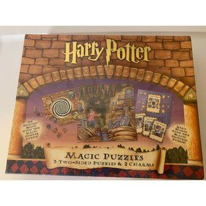 New Harry Potter Magic Puzzles 3 Two-Sided Puzzles‎ (2000, Bepuzzled) Sealed